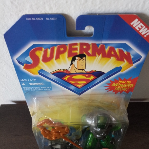 1996 Kenner Superman Lex Luthor With Kryptonite Armor And Launcher Action Figure - Picture 3 of 8